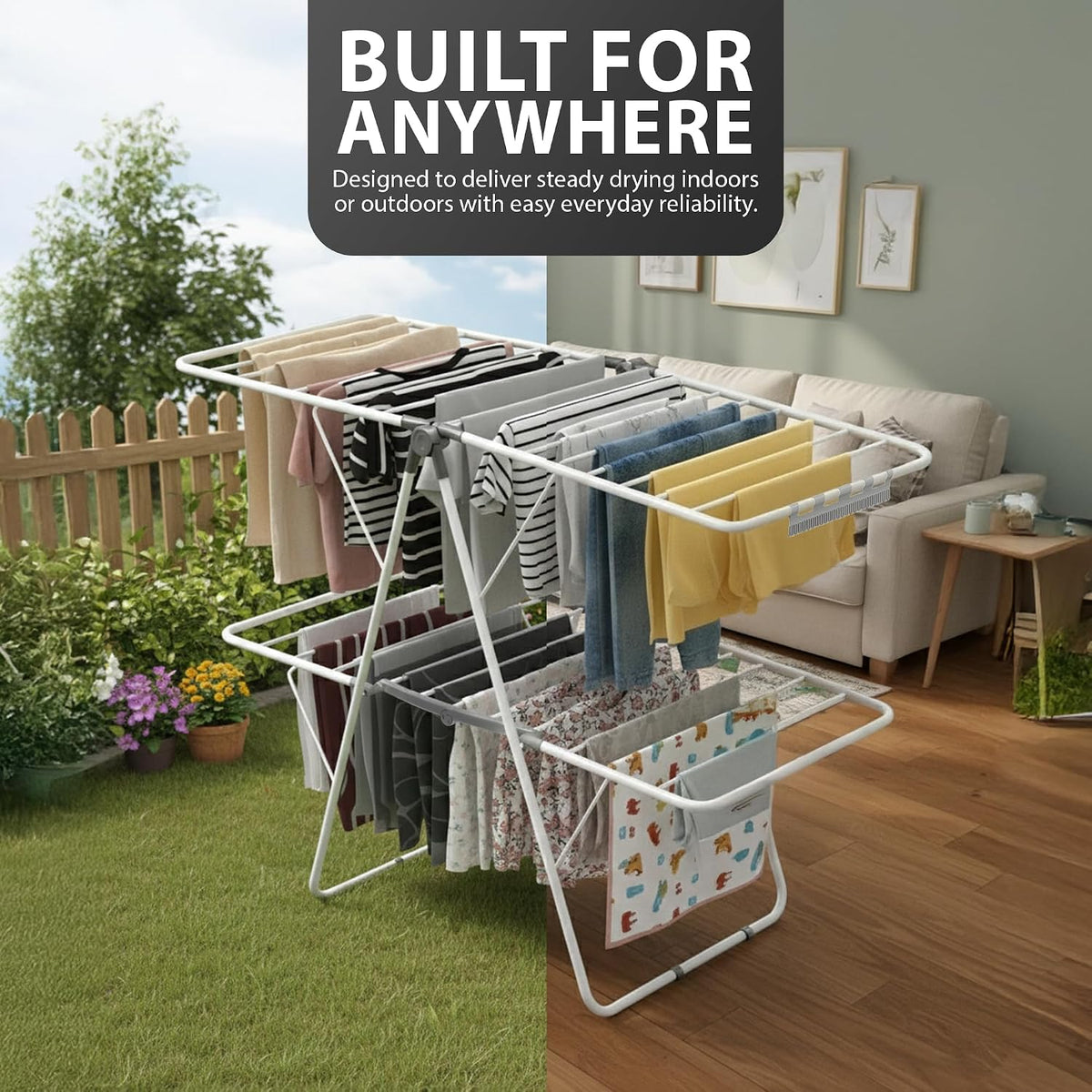 Zeno Clothes Drying Rack 18M Drying Space