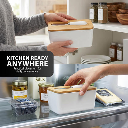 Zeno Butter Dish with Lid