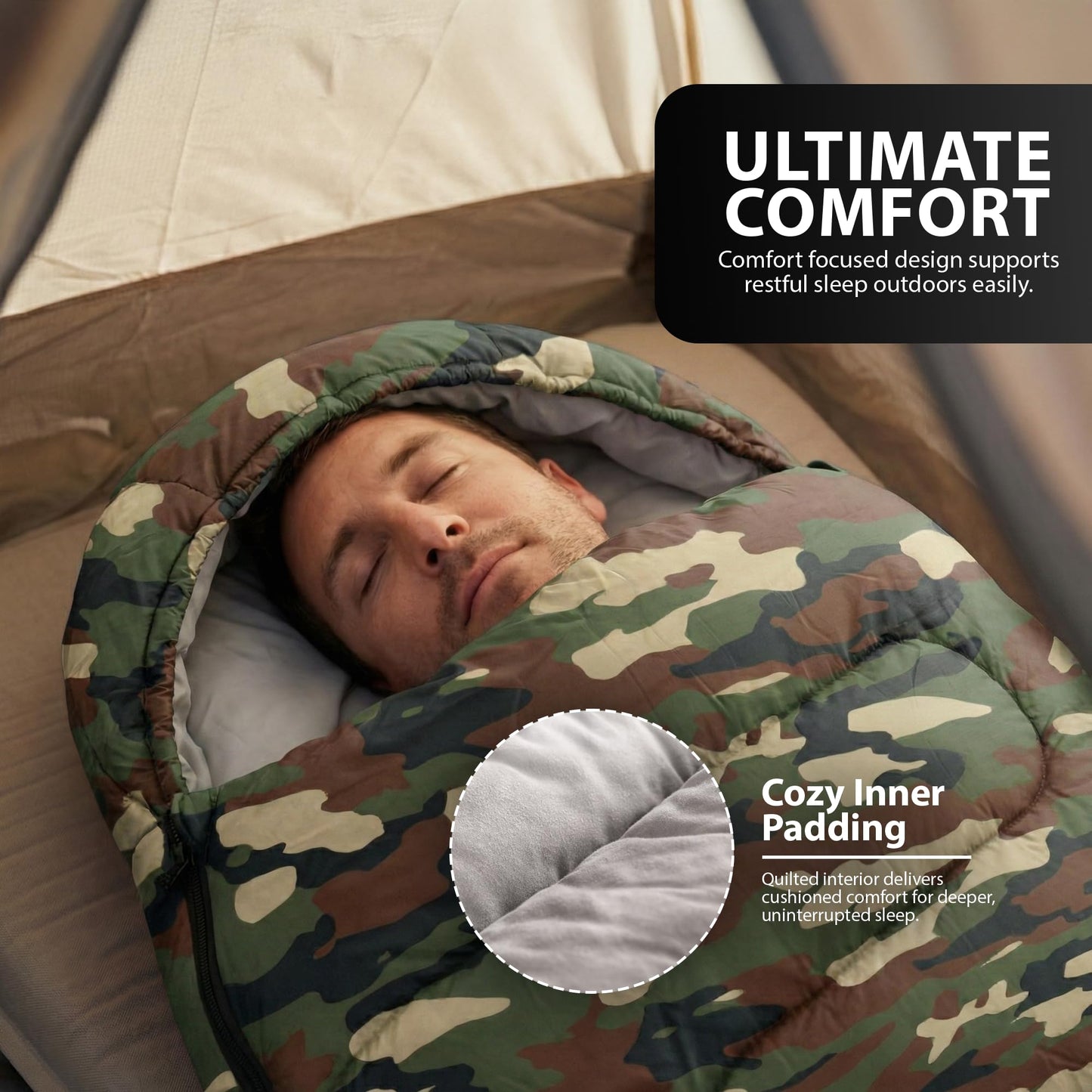 Zeno Camo Sleeping Bag