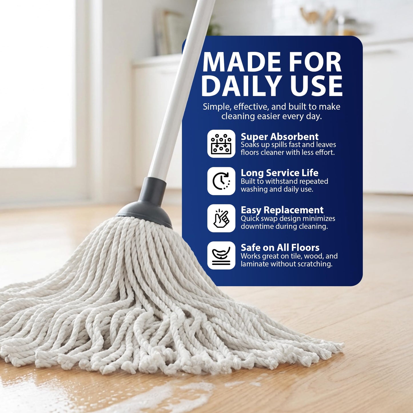 Zeno 2 Pack Mop Head Replacements