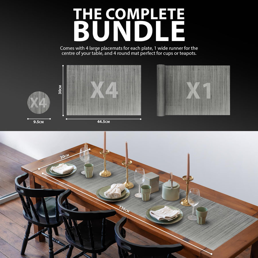 Zeno 9 Piece Table Placemats Set