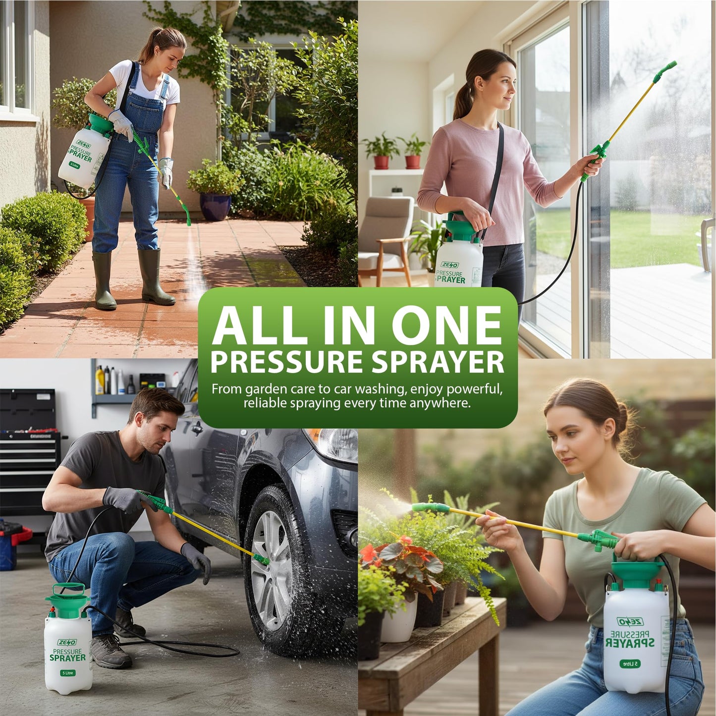 Zeno 5 Litre Garden Pressure Sprayer