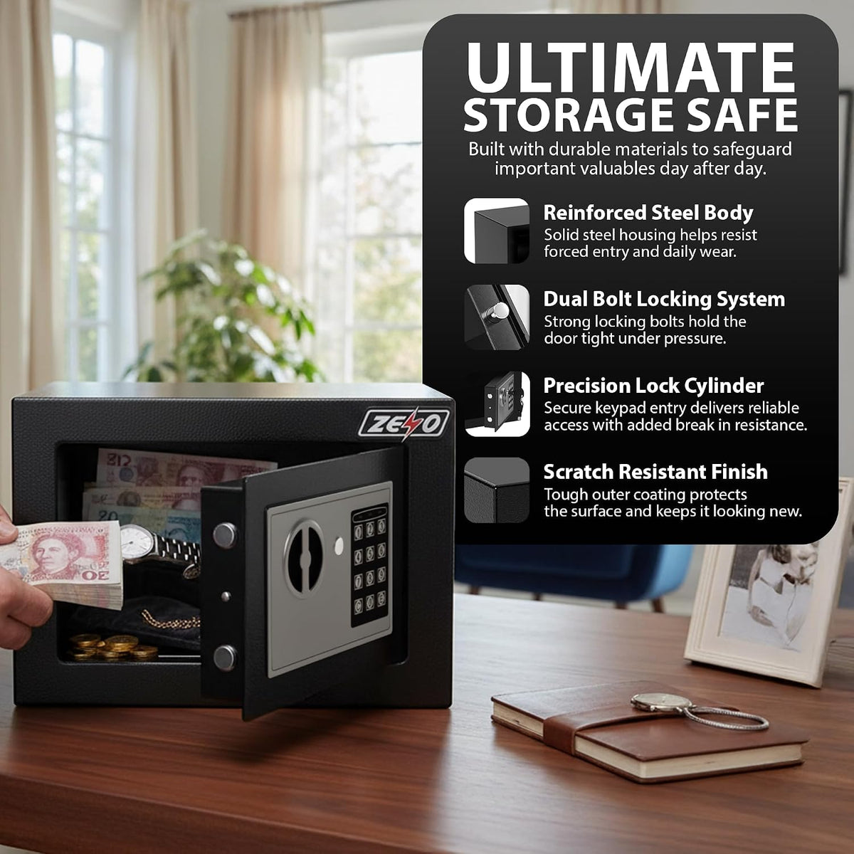 Zeno Compact Digital Safe Box