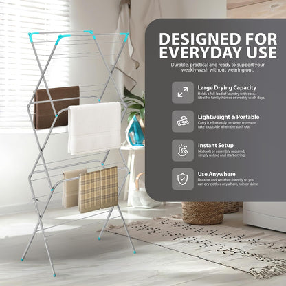Zeno 3 Tier Clothes Drying Rack