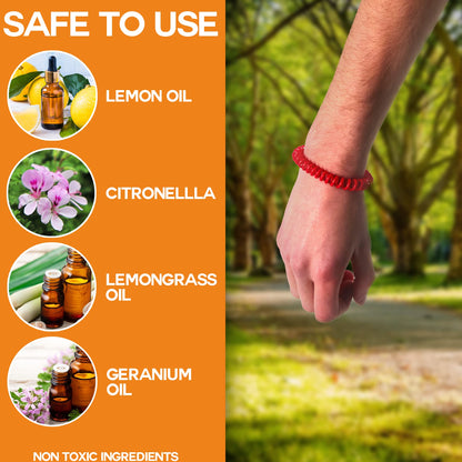 Zeno 12 Pack Mosquito Repellent Bracelet