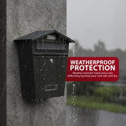 Zeno Black Classic Post Box