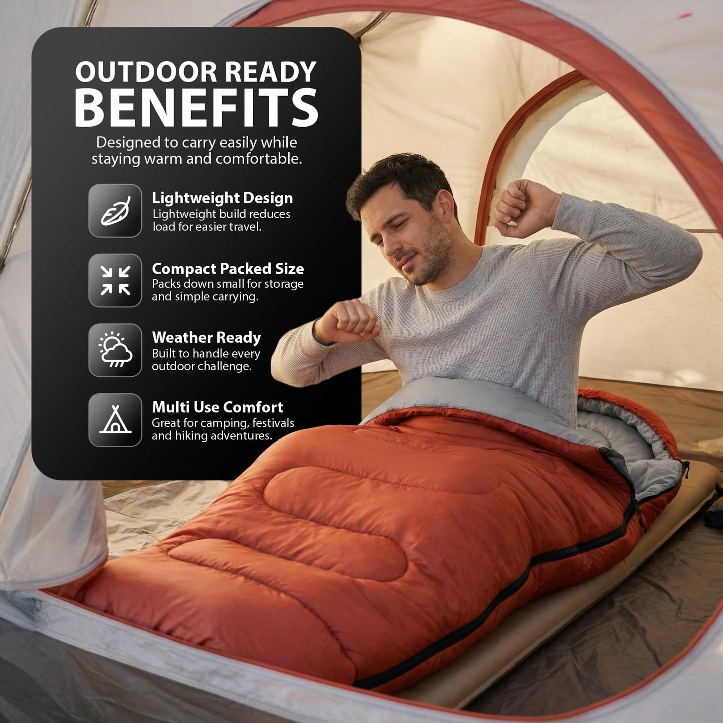 Zeno Red Sleeping Bag
