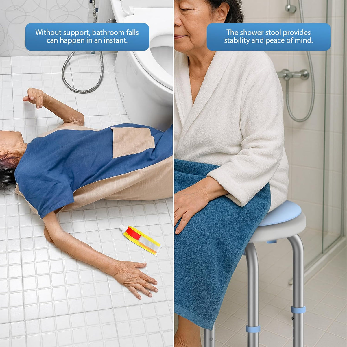 Zeno 360° Rotating Shower Stool