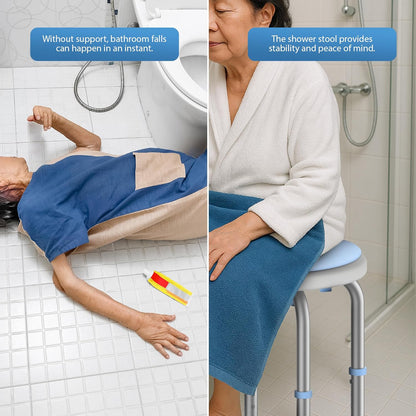 Zeno 360° Rotating Shower Stool