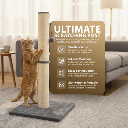 Rex & Roxy 80cm Cat Scratching Post