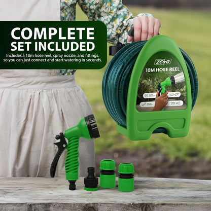 Zeno 10m Garden Hose Pipe Reel