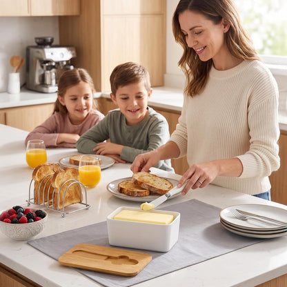 Zeno Butter Dish with Lid