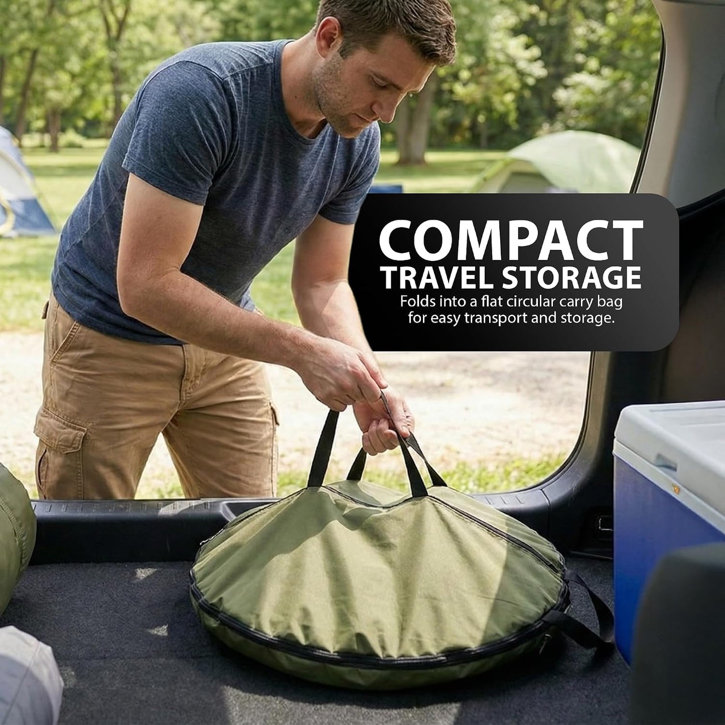 Zeno Green Pop Up Privacy Tent