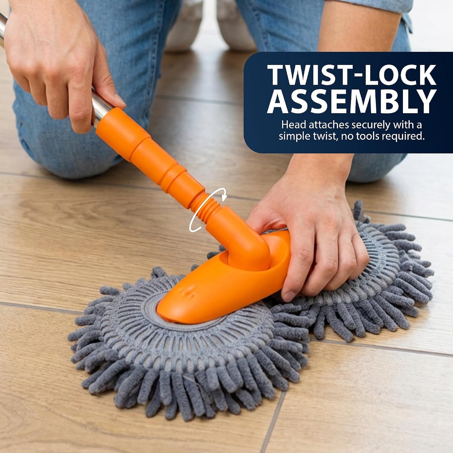 Zeno Dual Head Telescopic Car Cleaning Brush