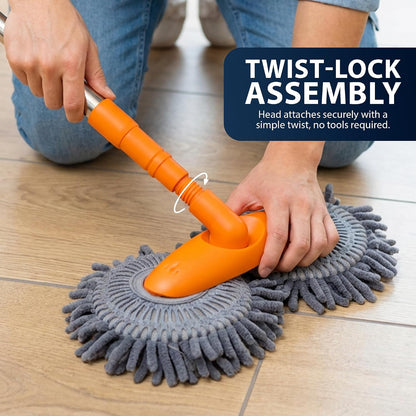 Zeno Dual Head Telescopic Car Cleaning Brush