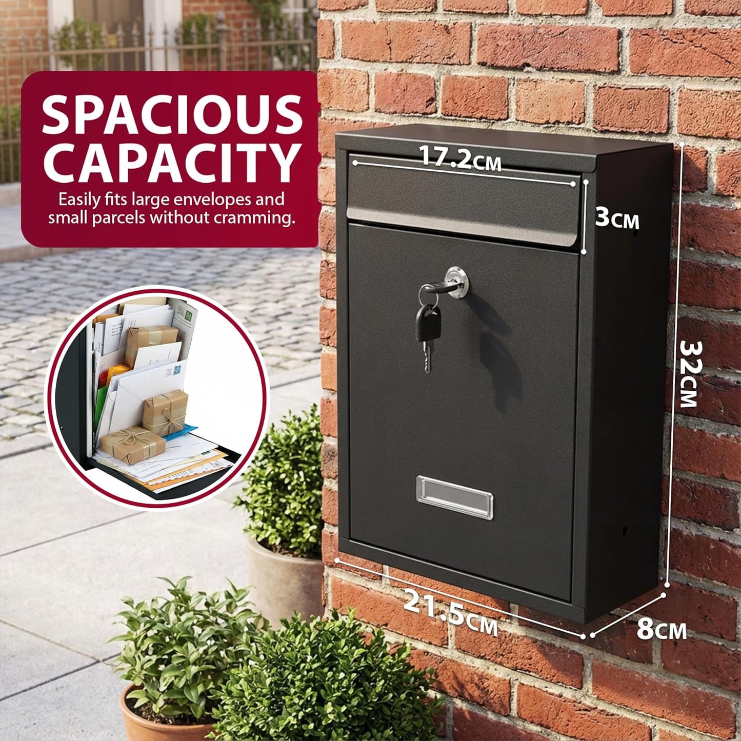 Zeno Square Letter Box