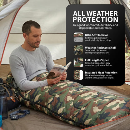 Zeno Camo Sleeping Bag
