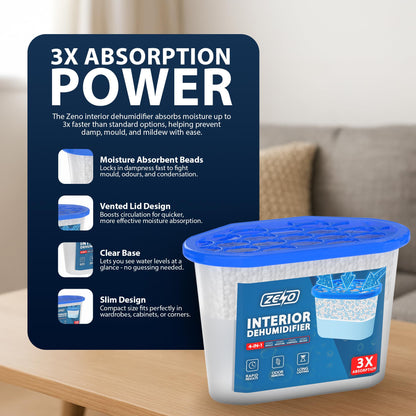 Zeno 10 Pack 500ml Disposable Dehumidifiers