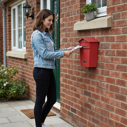 Zeno Red Classic Post Box