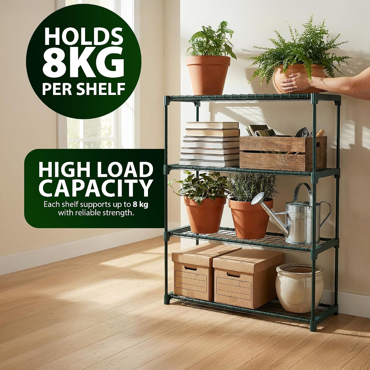 Zeno 4 Tier Plant Rack