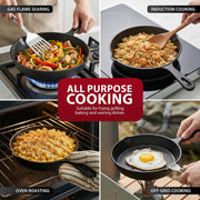 Zeno 20cm Cast Iron Frying Pan