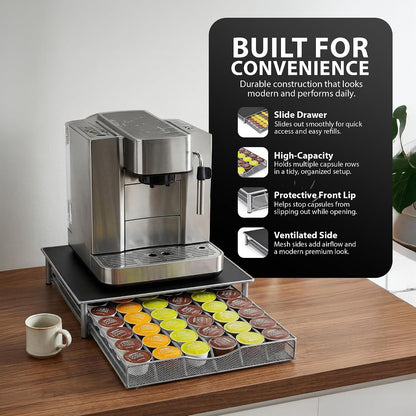 Zeno 36 Coffee Pods Holder Compatible with Dolce Gusto