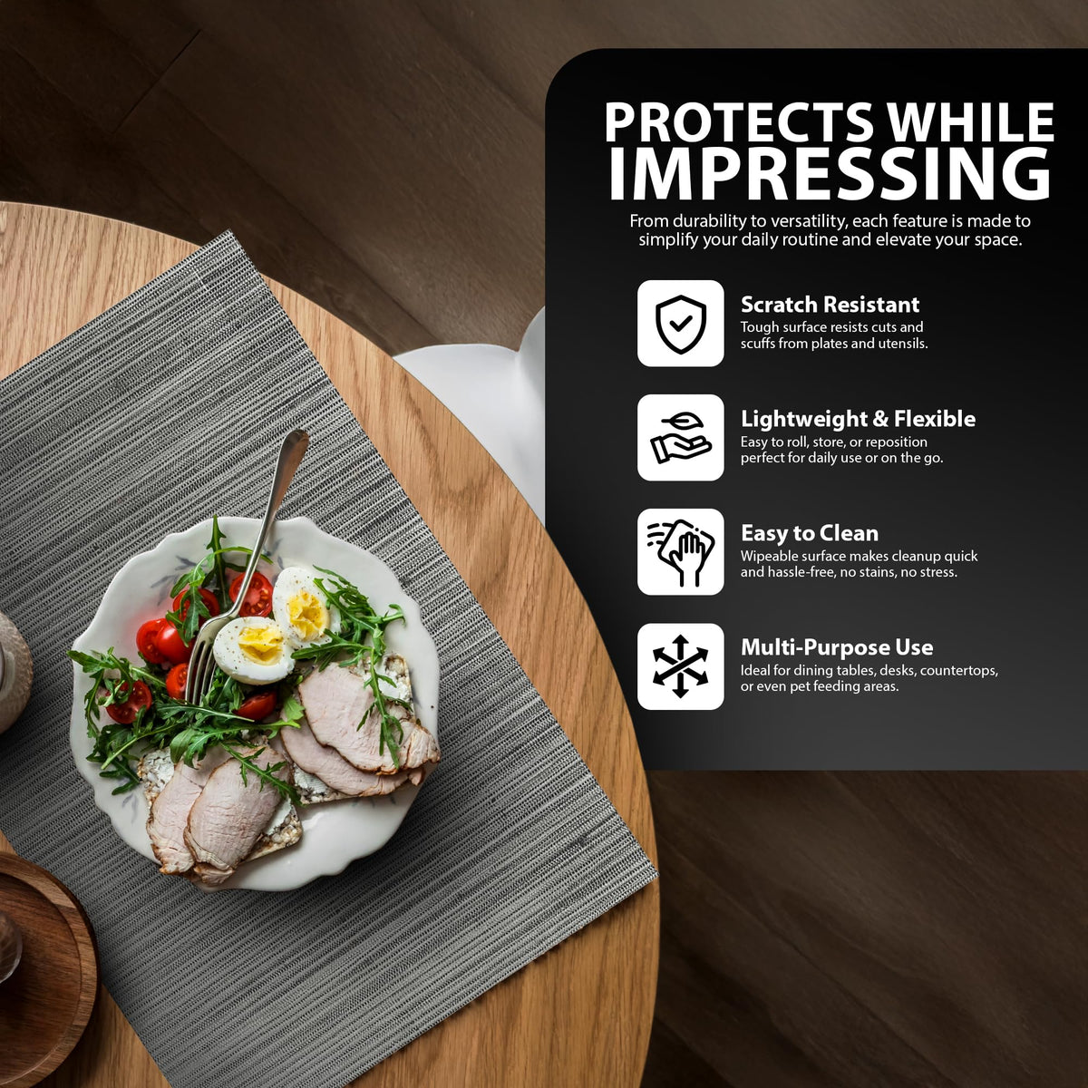 Zeno 9 Piece Table Placemats Set