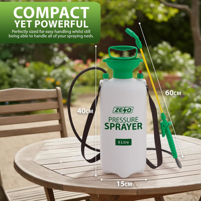 Zeno 8 Litre Garden Pressure Sprayer