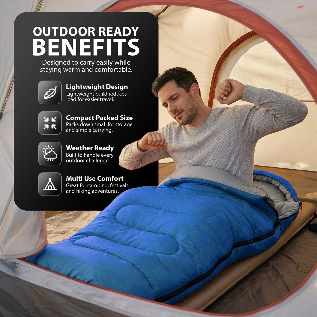 Zeno Blue Sleeping Bag