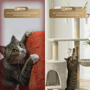 Rex & Roxy 145cm Beige Cat Tree