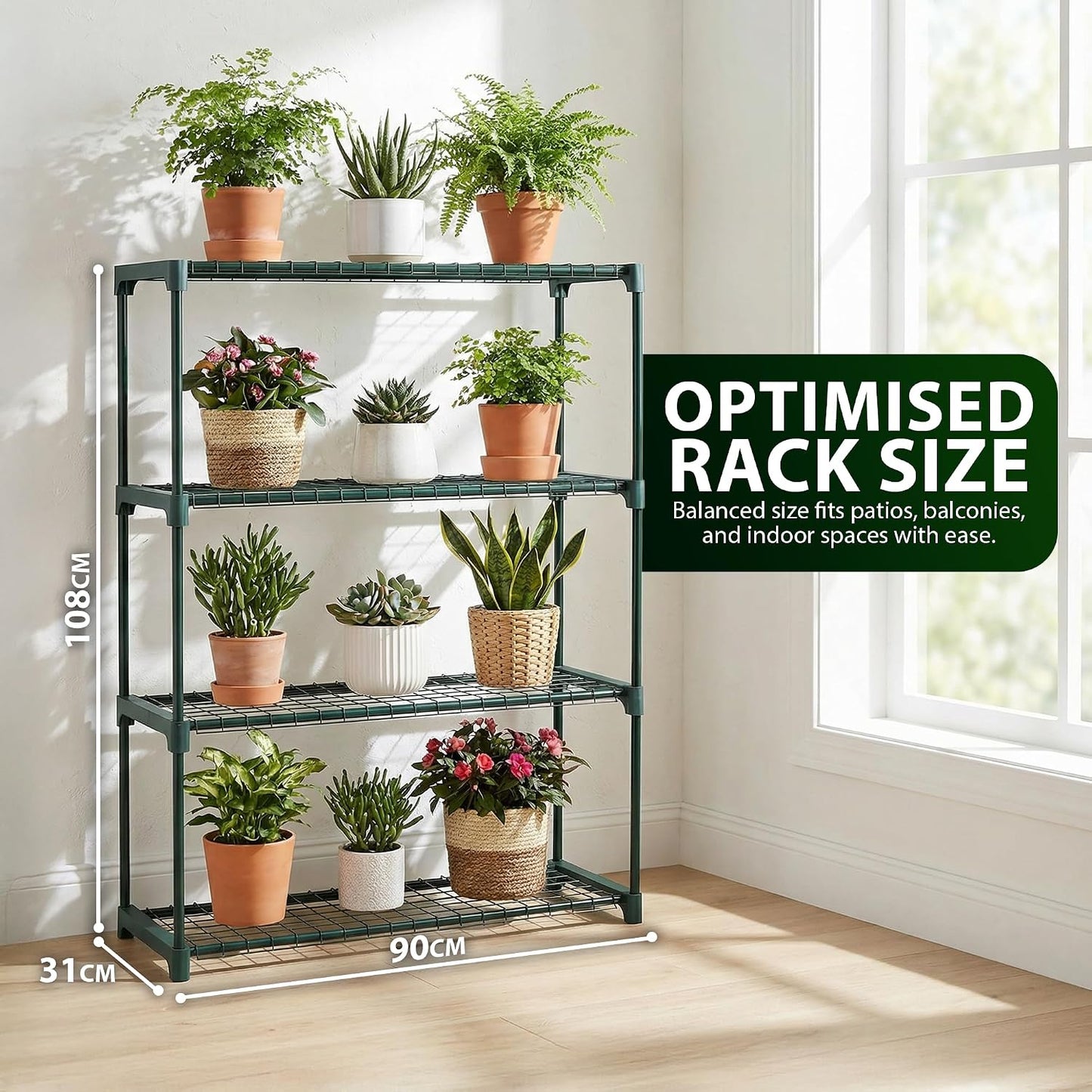 Zeno 4 Tier Plant Rack