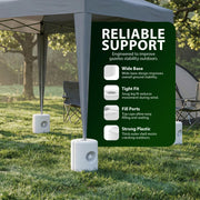 Zeno 4 Pack White Gazebo Weights