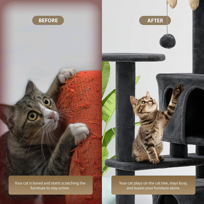 Rex & Roxy 138cm Cat Tree
