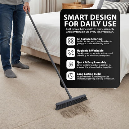 Zeno Rubber Broom Carpet Brush