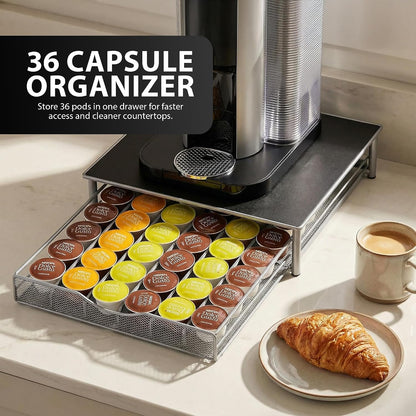 Zeno 36 Coffee Pods Holder Compatible with Dolce Gusto