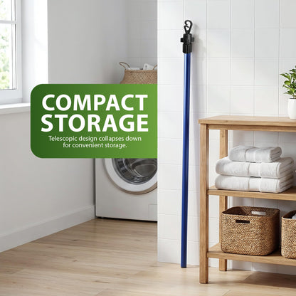Zeno 4 Pack Blue Washing Line Prop Pole