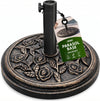 Zeno 12KG Bronze Rose Design Cast Iron Parasol Base