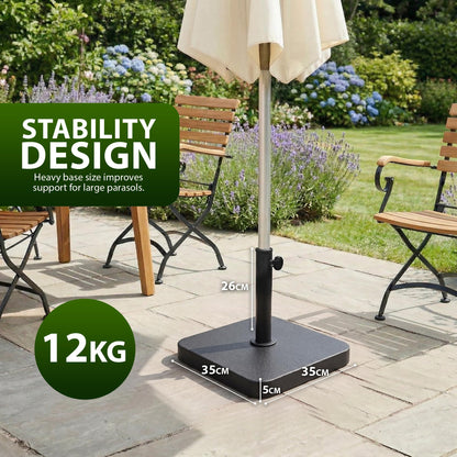 Zeno 12KG Square Parasol Base