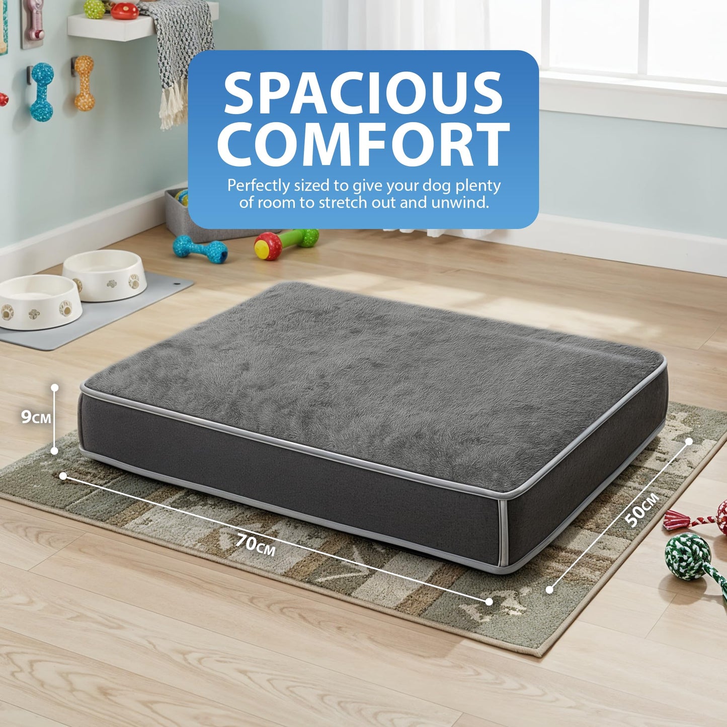 Rex & Roxy 70 x 50cm Dog Bed