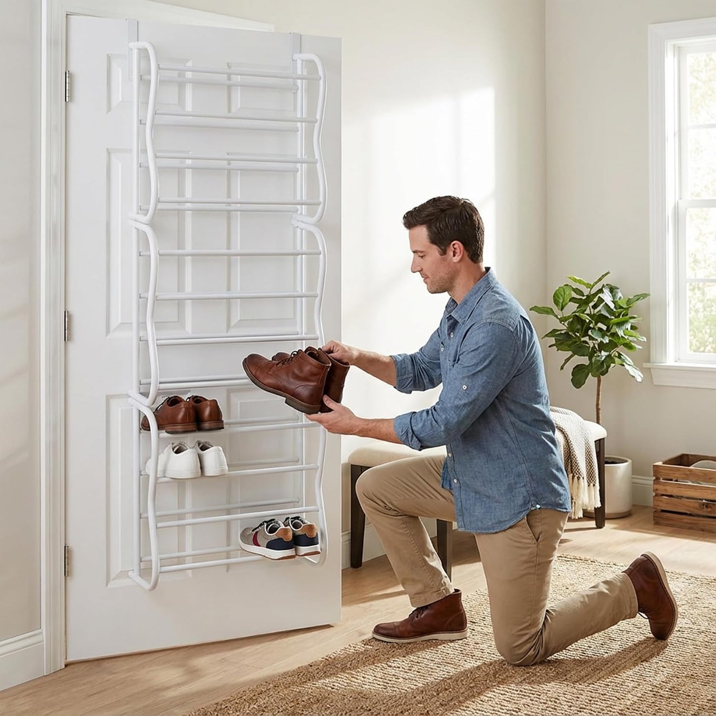 Zeno Over Door Hanging Shoe Storage
