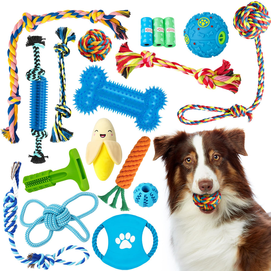 Rex & Roxy 18 Pack Dog Toys