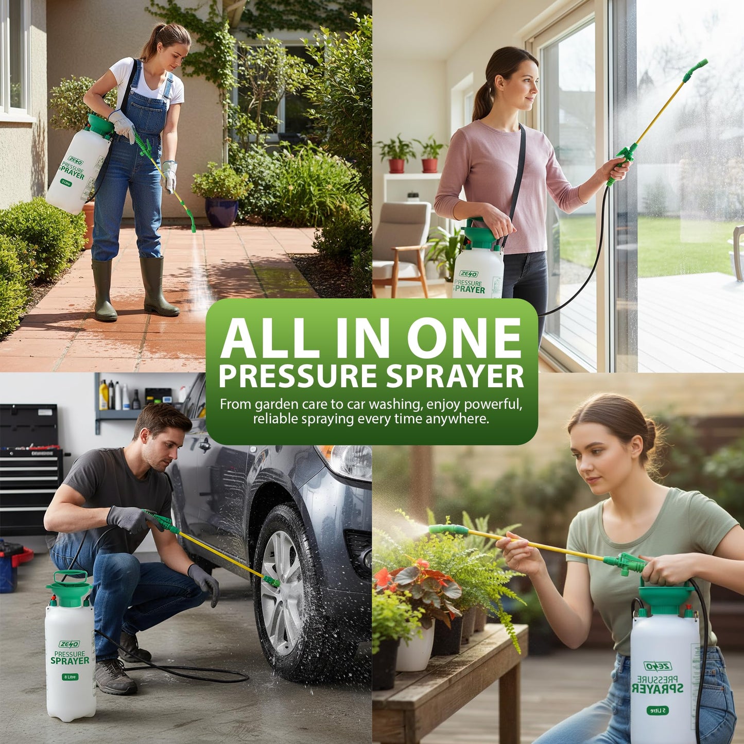 Zeno 8 Litre Garden Pressure Sprayer