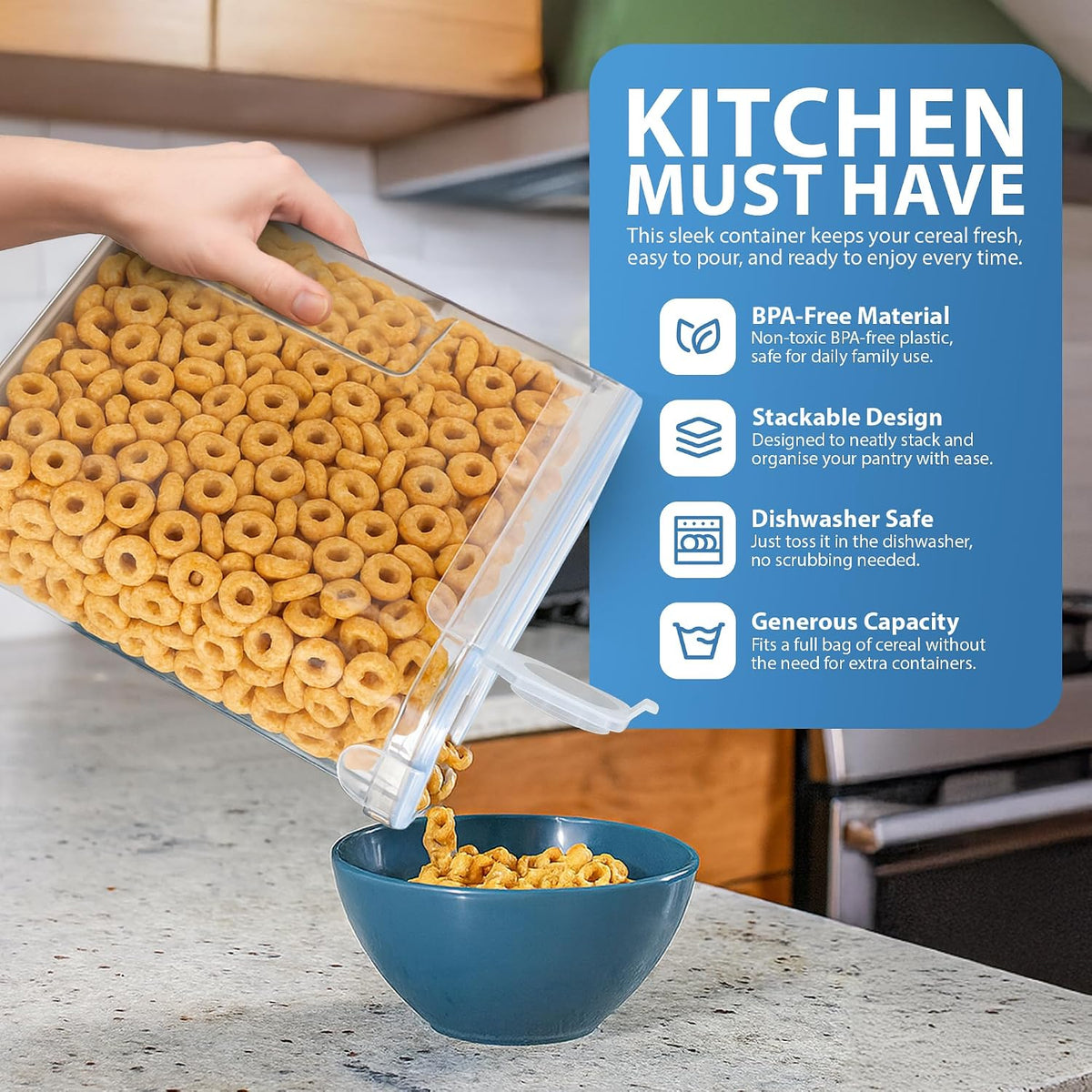 Zeno Cereal Storage Containers