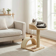 Rex & Roxy 44cm Beige Cat Scratching Tree