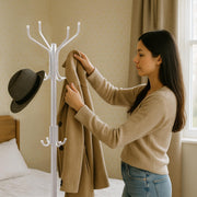 Zeno White Coat Rack