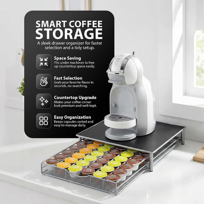 Zeno 36 Coffee Pods Holder Compatible with Dolce Gusto