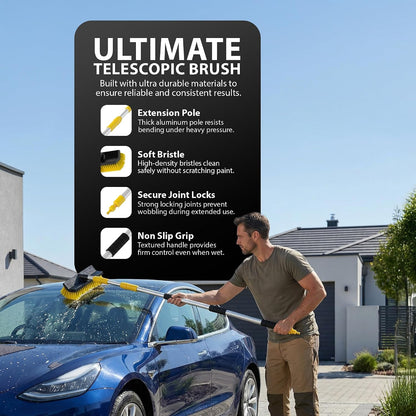 Zeno Telescopic Cleaning Brush