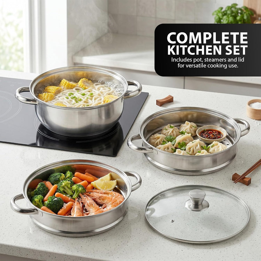 Zeno 28cm Steamer Pot