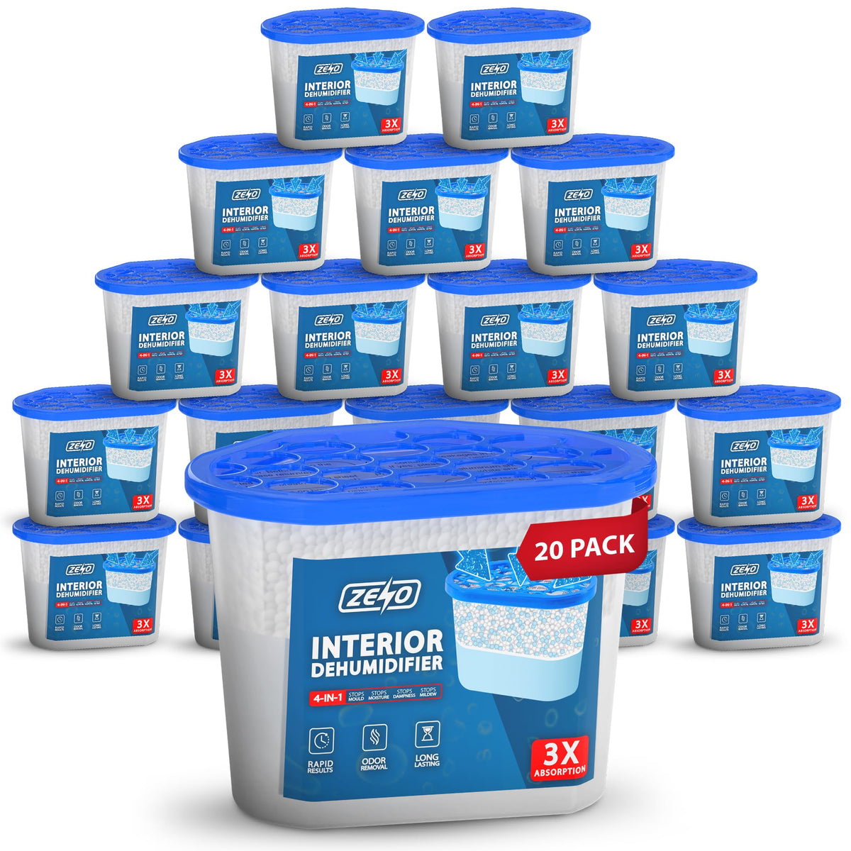 Zeno 20 Pack 500ml Disposable Dehumidifiers