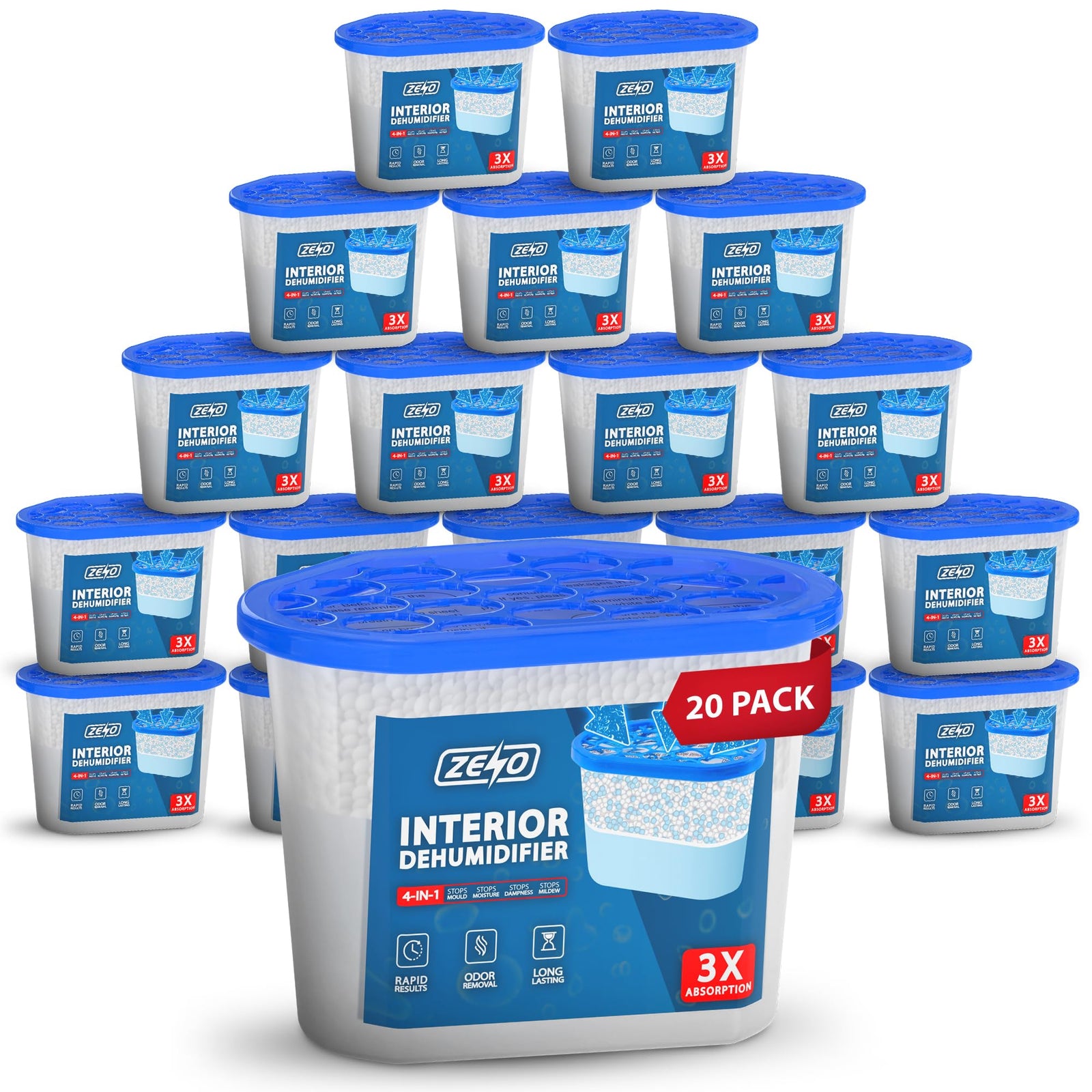 Zeno 20 Pack 500ml Disposable Dehumidifiers